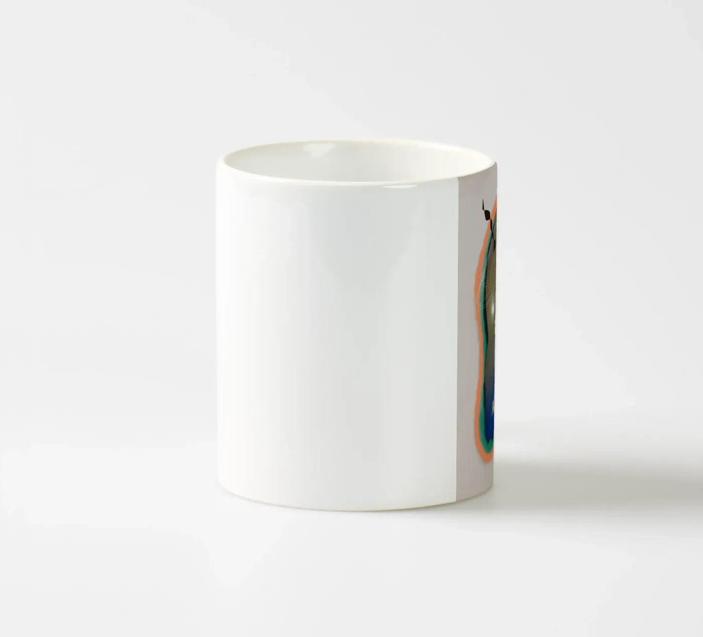Cosmic composition 06 ceramic mug by Little Dean