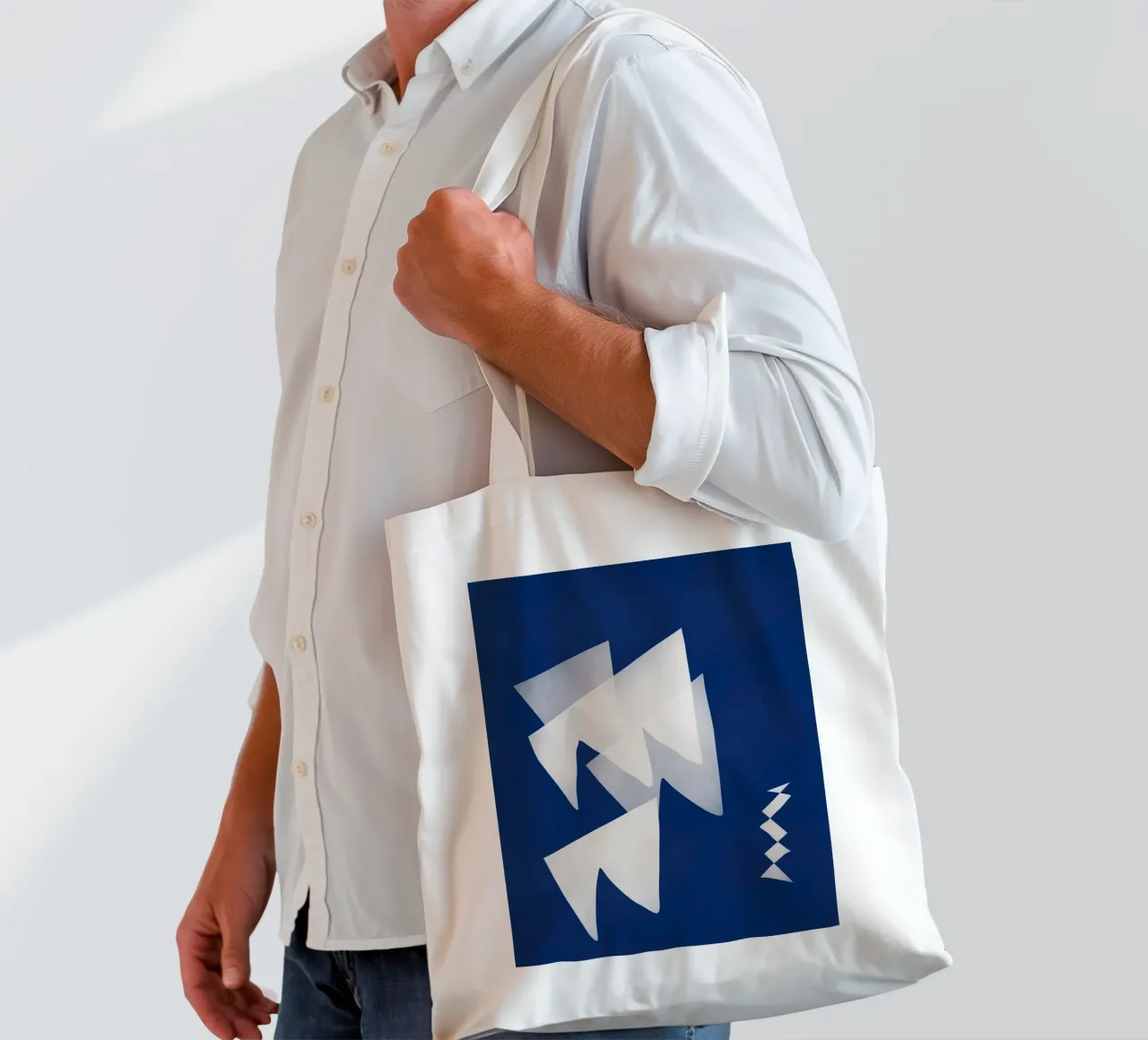 Composizione Zen 04 borsa in juta da Little Dean