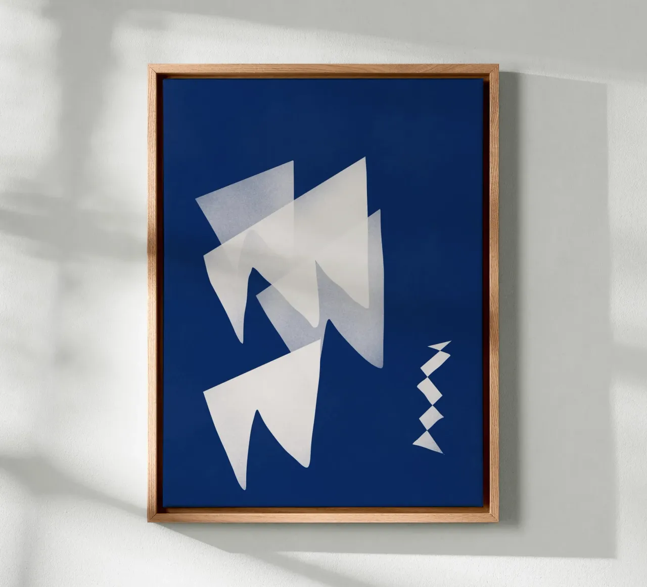 Zen composition 04 canvas with Floater frame by Little Dean