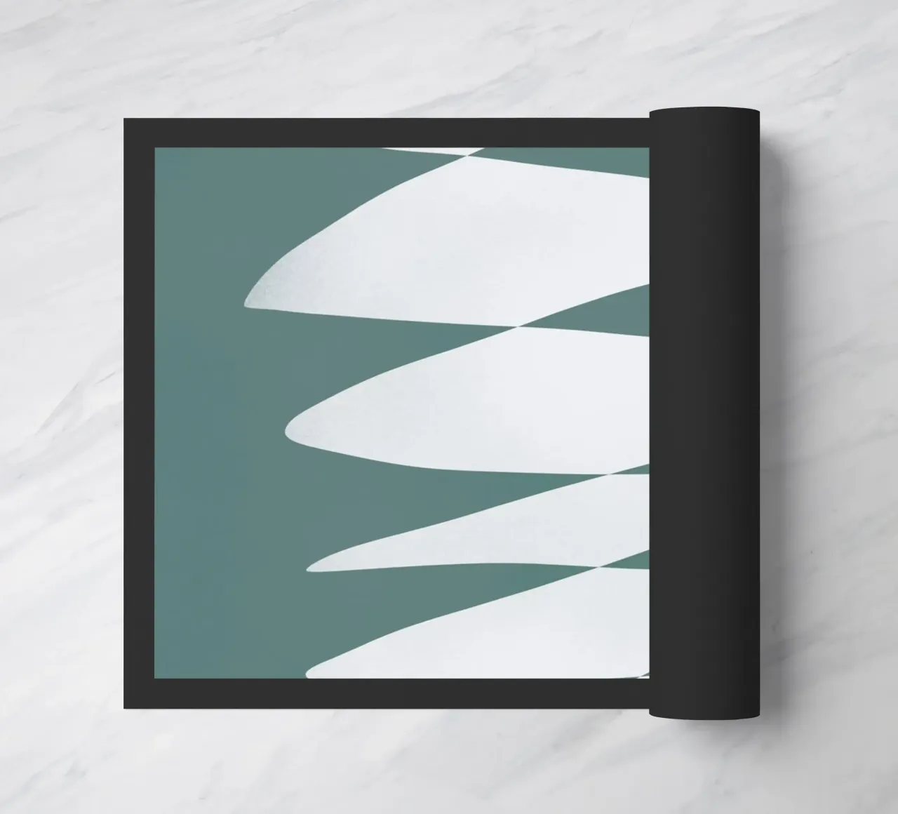 Zen composition 05 doormat by Little Dean