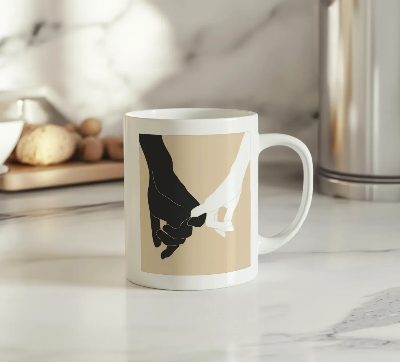 Together ceramic mug by LeaDArt
