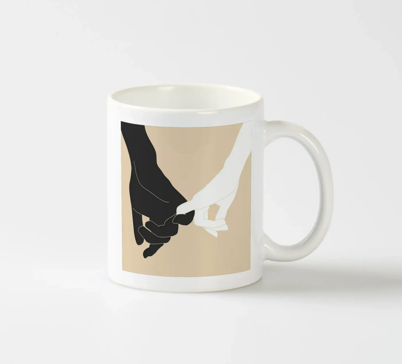 Together ceramic mug by LeaDArt