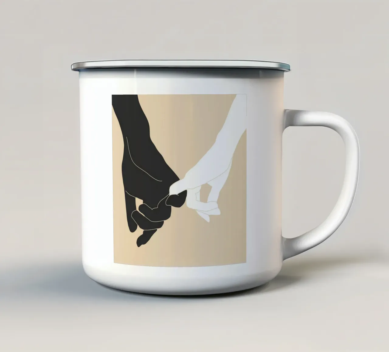 Insieme tazza in smalto da LeaDArt