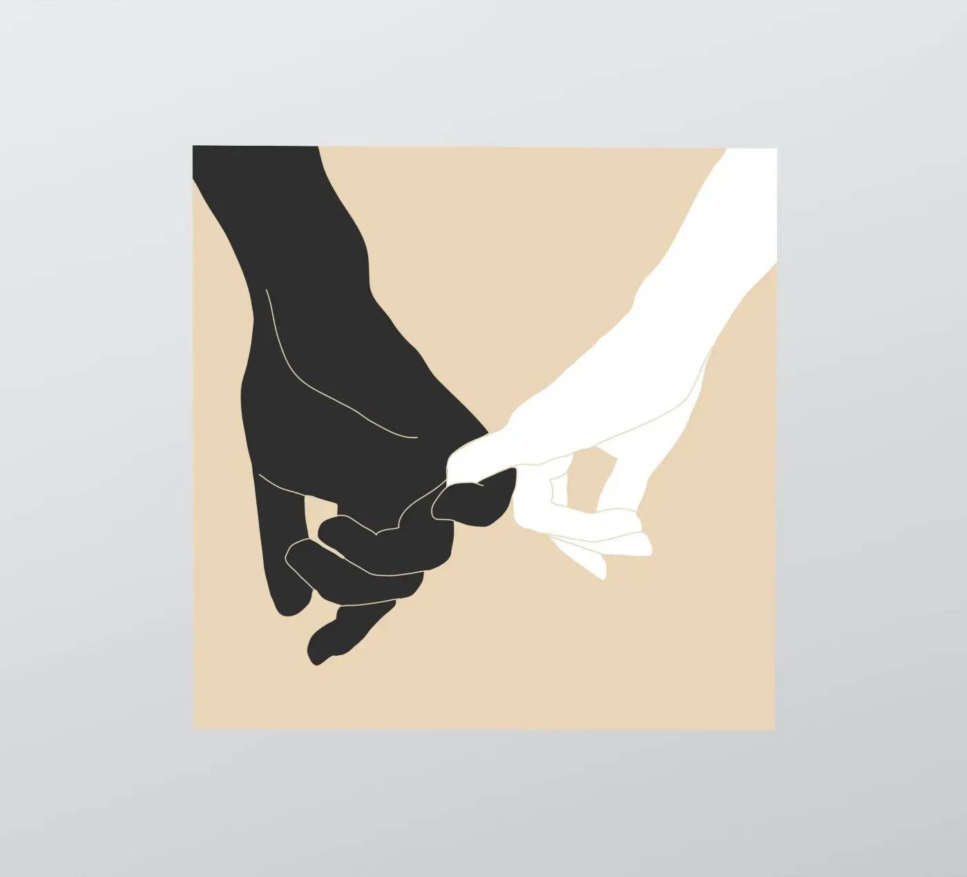 Samen sticker van LeaDArt