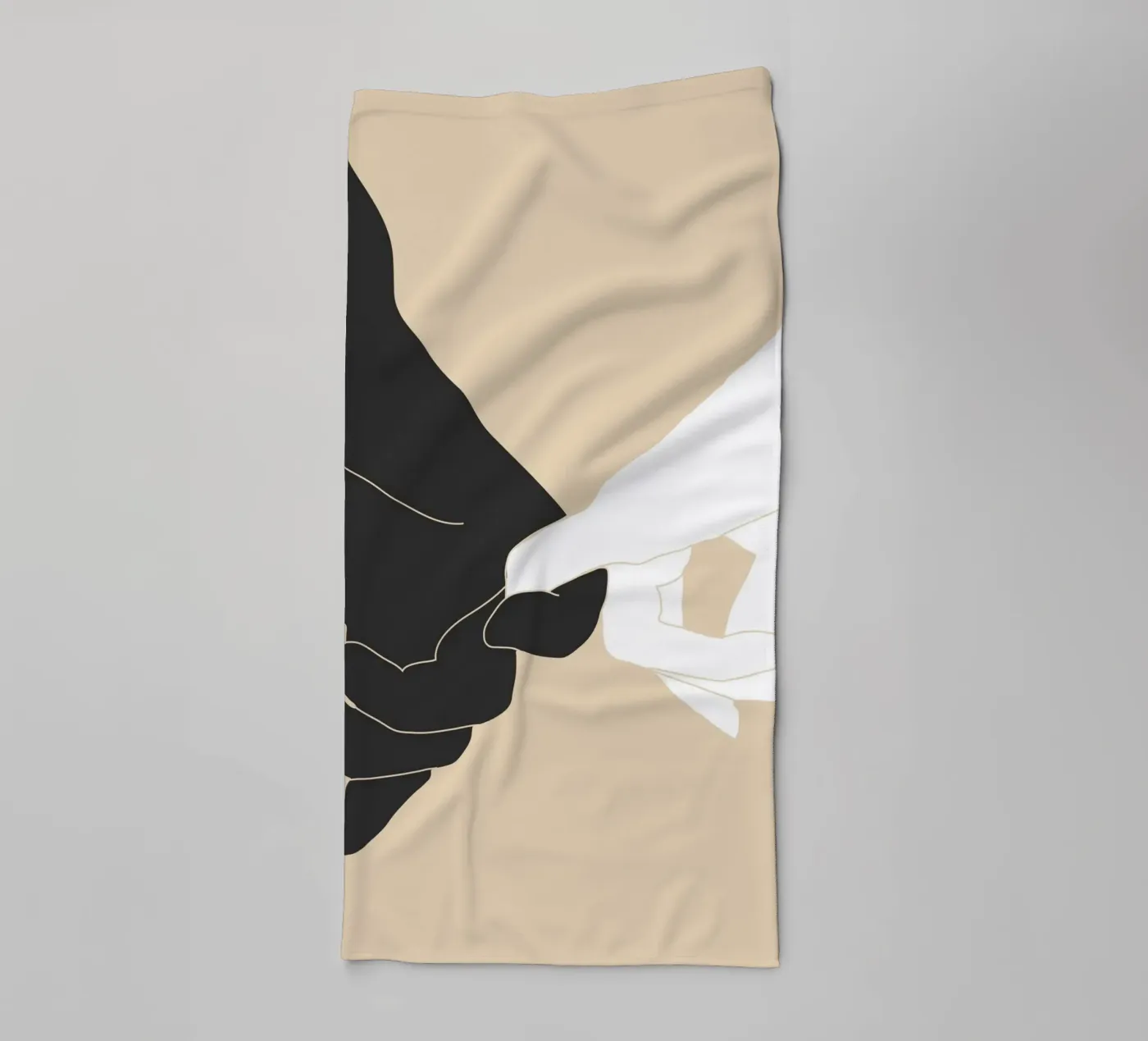Together badhanddoek van LeaDArt