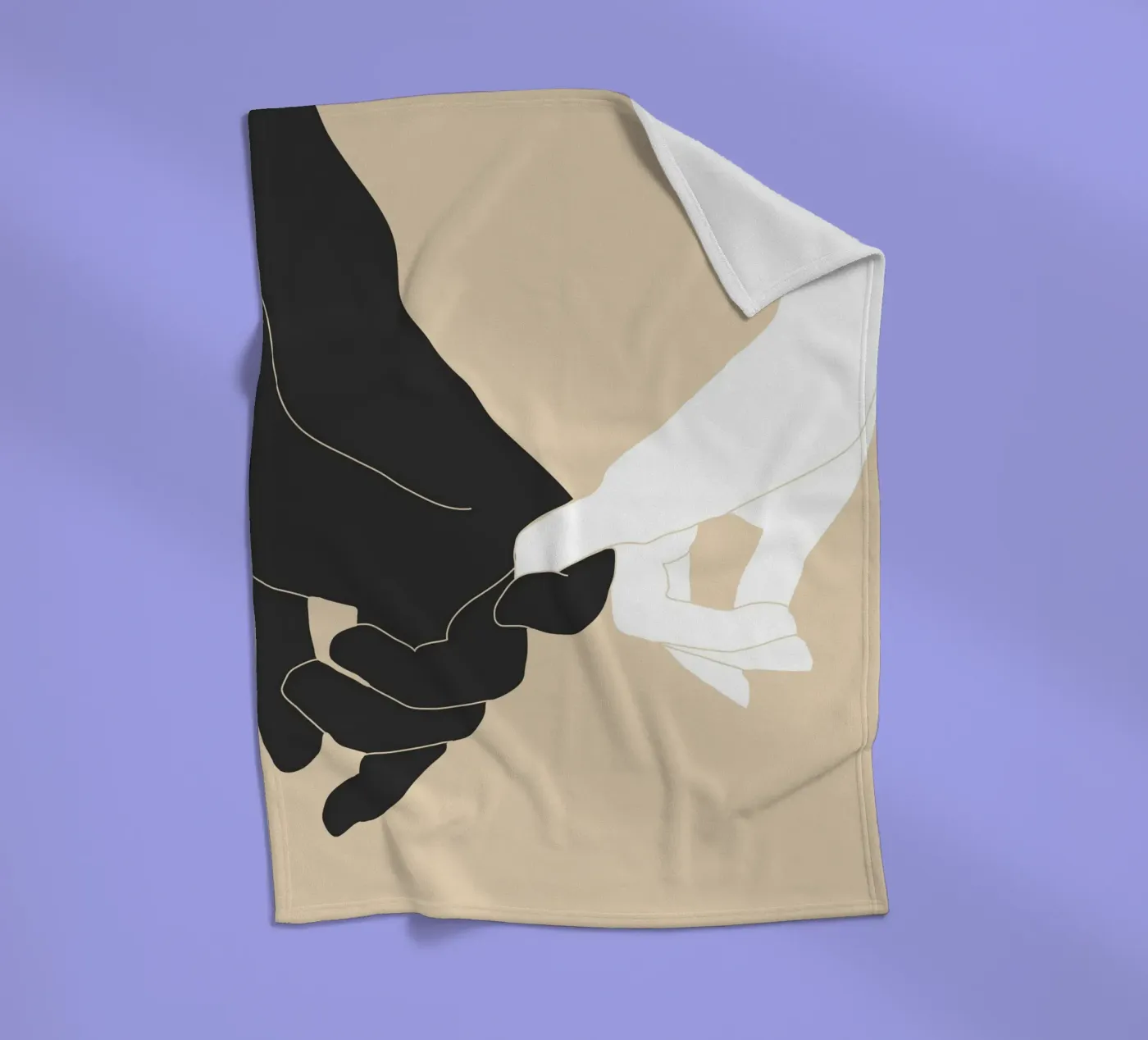 Samen fleecedeken van LeaDArt
