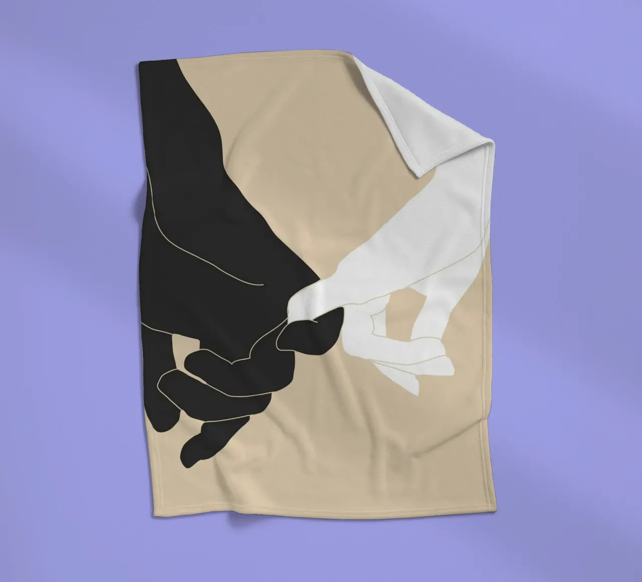 Samen fleecedeken van LeaDArt