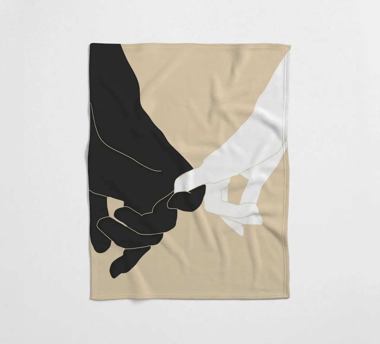 Samen fleecedeken van LeaDArt