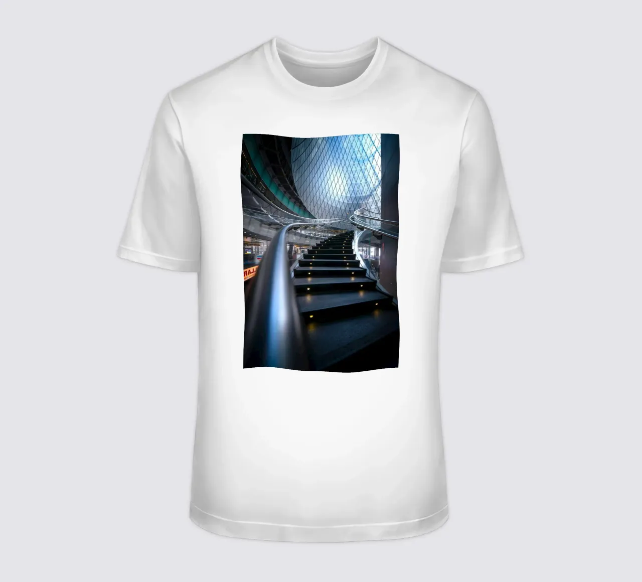 ringhiere in metallo per scale curve t-shirt da Earthly Visions