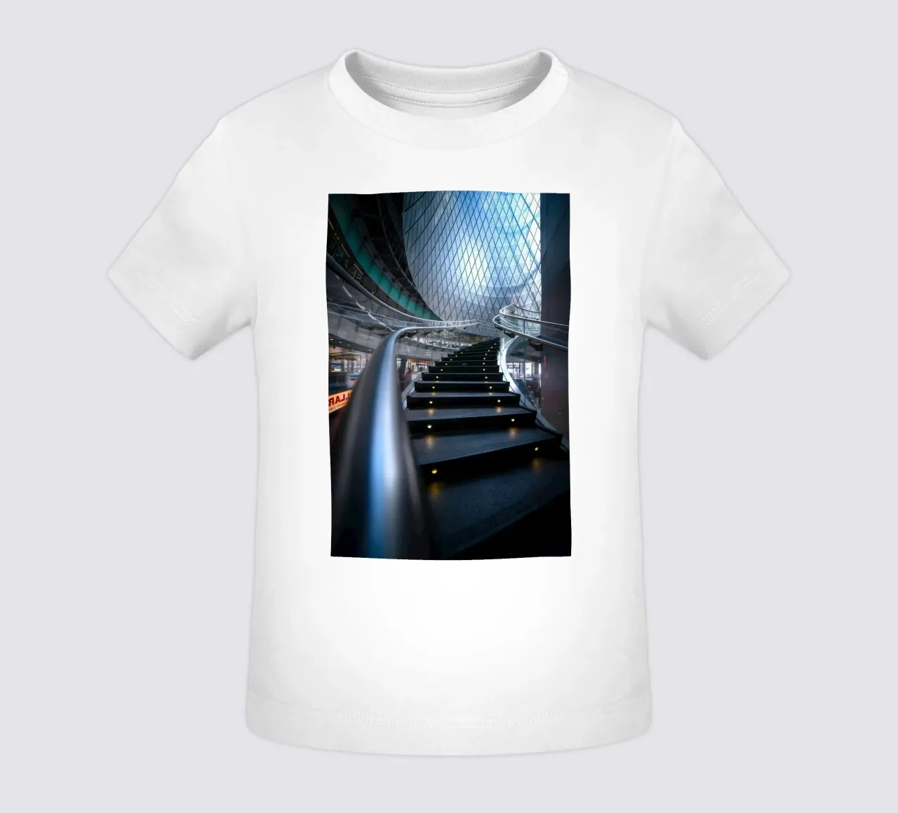 ringhiere in metallo per scale curve maglietta neonato da Earthly Visions