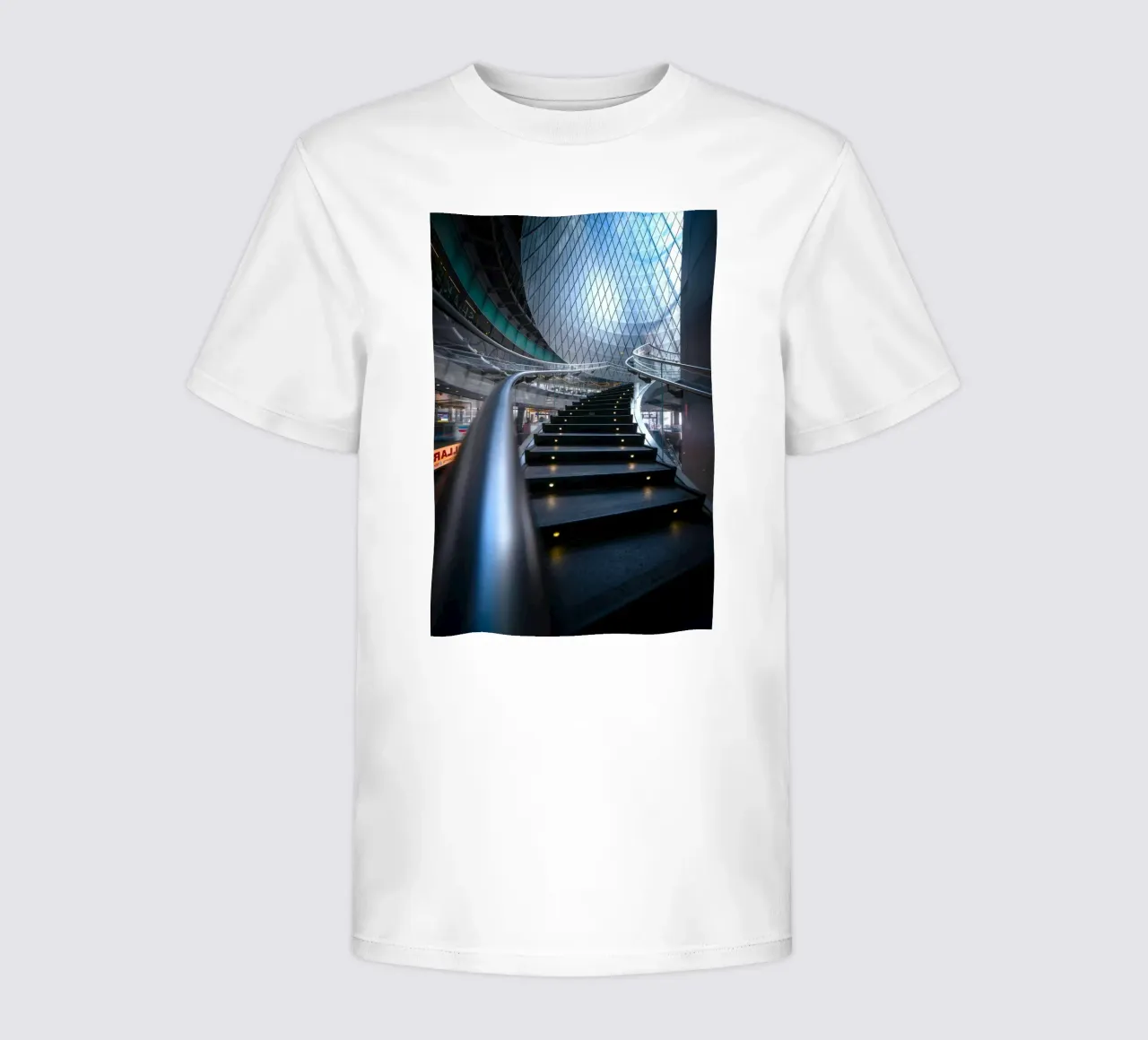 ringhiere in metallo per scale curve t-shirt bambini da Earthly Visions
