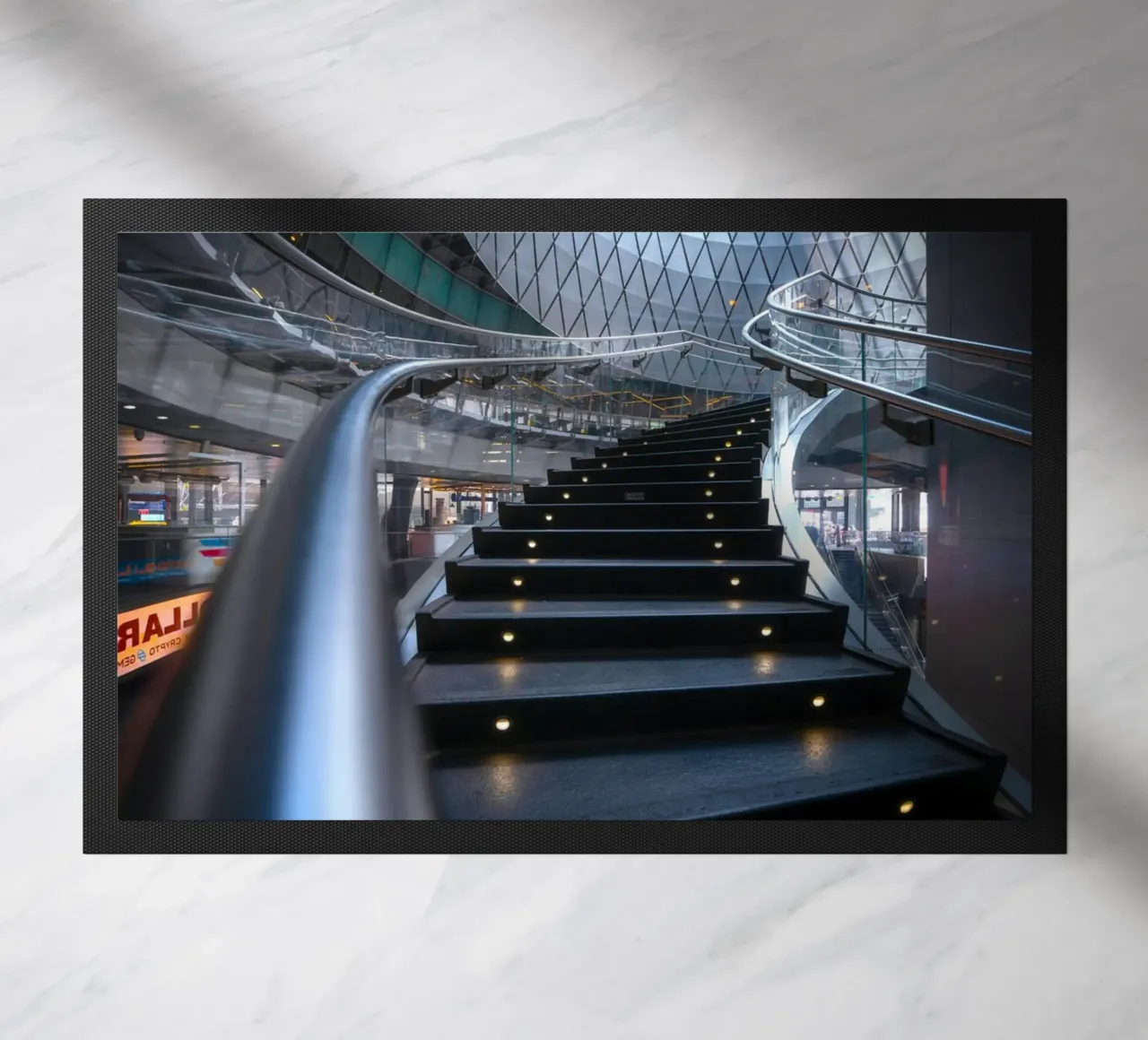 ringhiere in metallo per scale curve zerbino da Earthly Visions