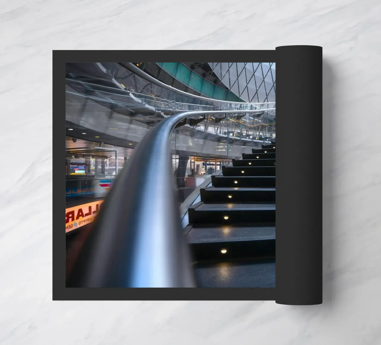 ringhiere in metallo per scale curve zerbino da Earthly Visions