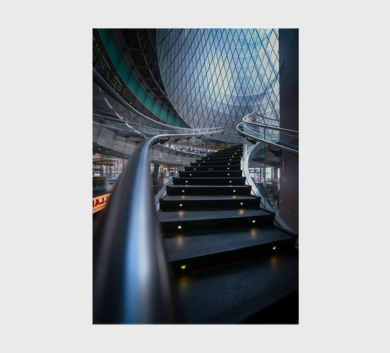 ringhiere in metallo per scale curve diario da Earthly Visions