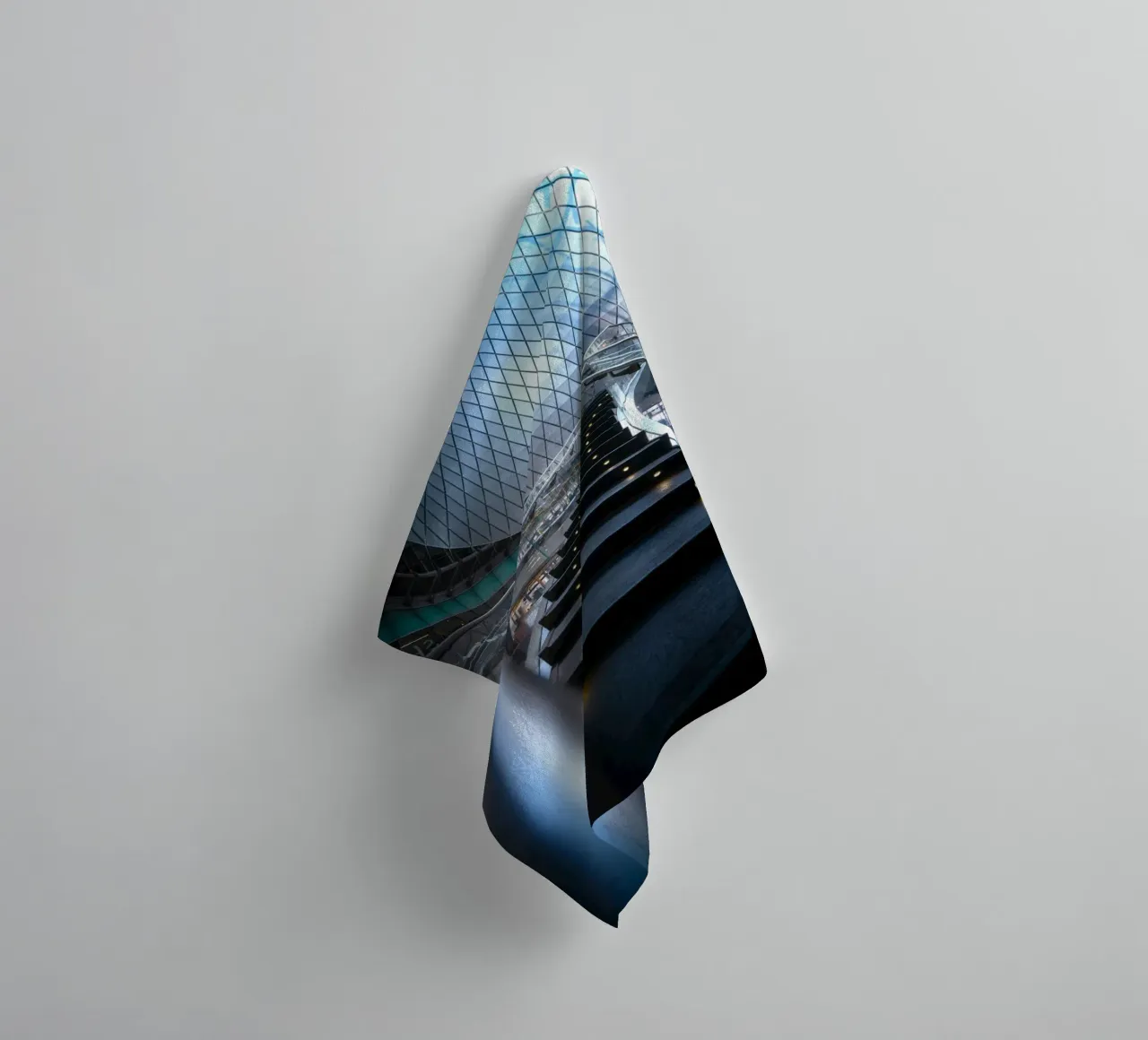 ringhiere in metallo per scale curve asciugamano da bagno da Earthly Visions