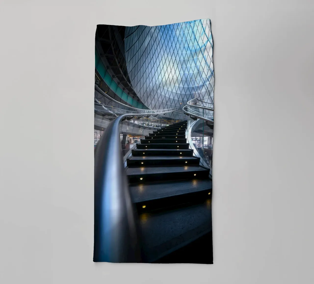 ringhiere in metallo per scale curve asciugamano da bagno da Earthly Visions
