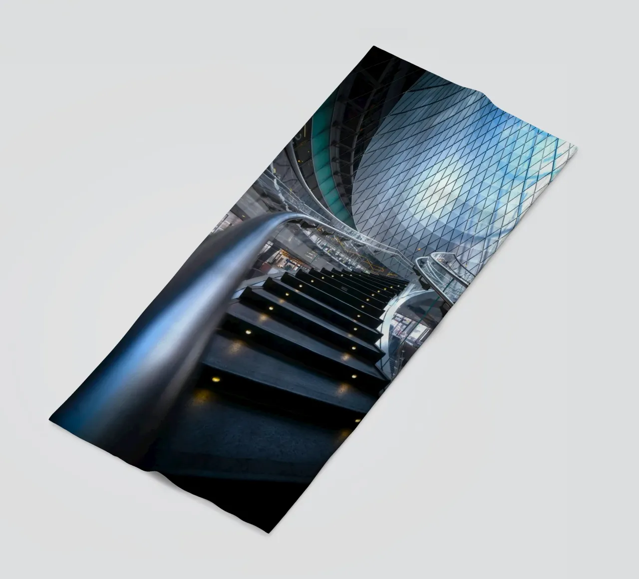 ringhiere in metallo per scale curve telo mare da Earthly Visions