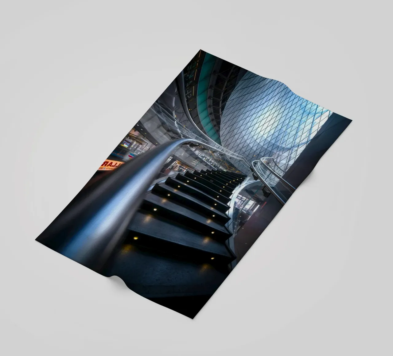 ringhiere in metallo per scale curve telo mare da Earthly Visions