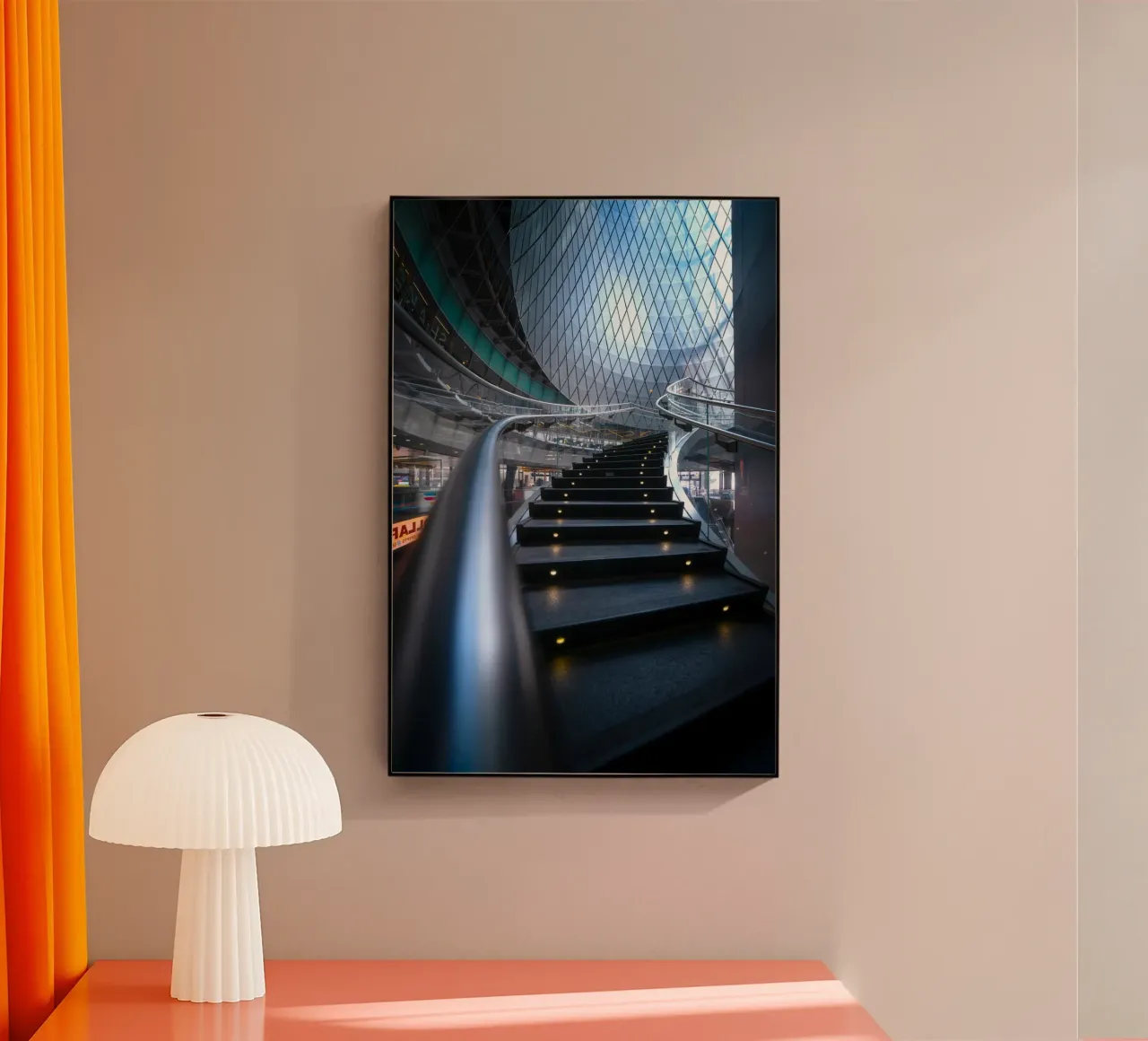 ringhiere in metallo per scale curve plexiglass da Earthly Visions