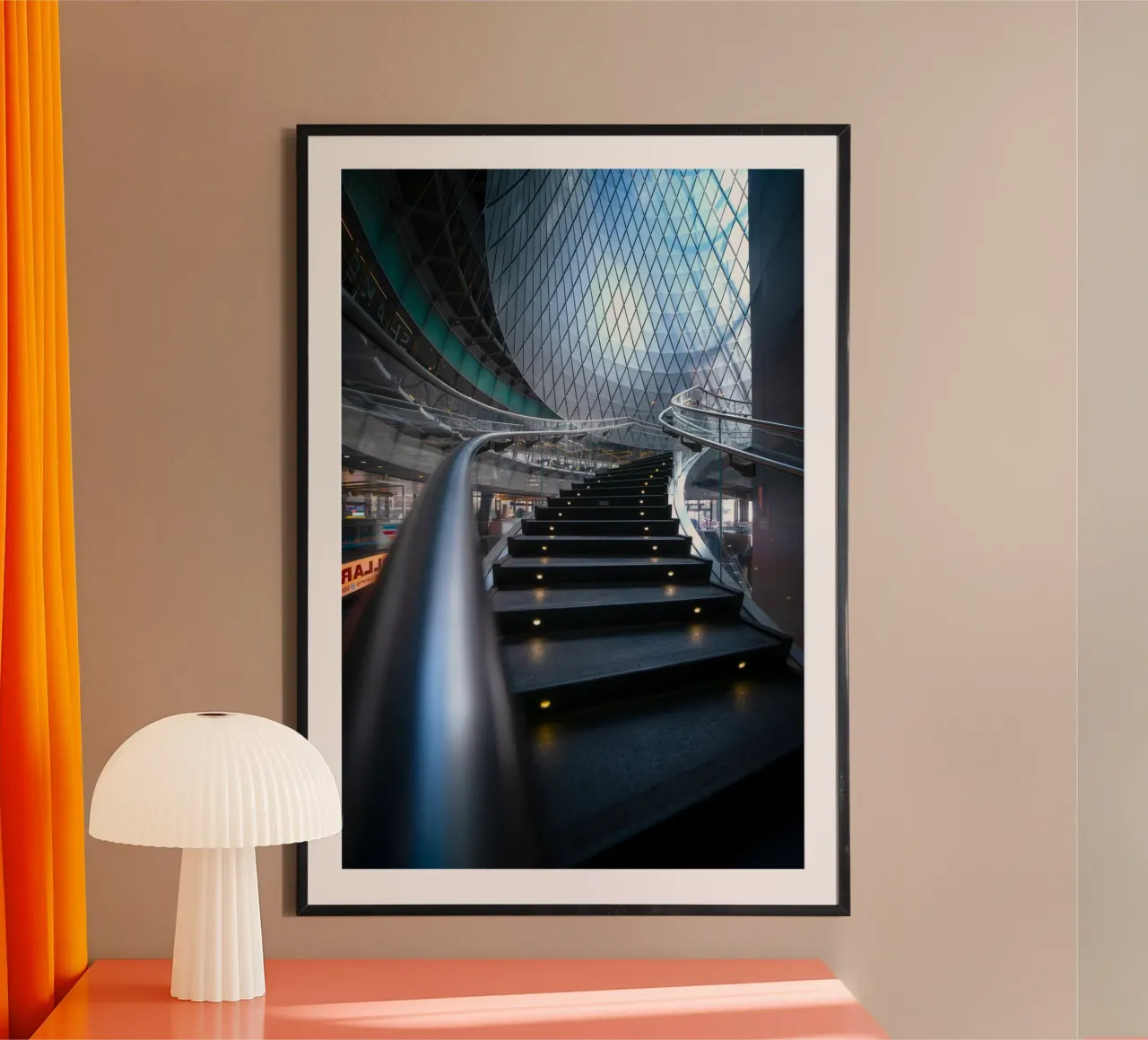 ringhiere in metallo per scale curve carta hahnemühle da Earthly Visions