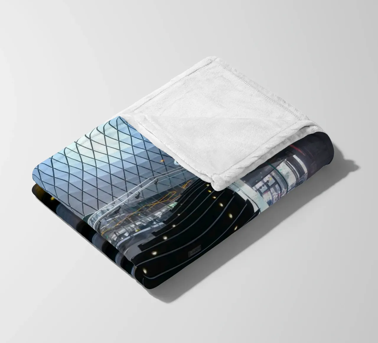 ringhiere in metallo per scale curve coperta in pile da Earthly Visions