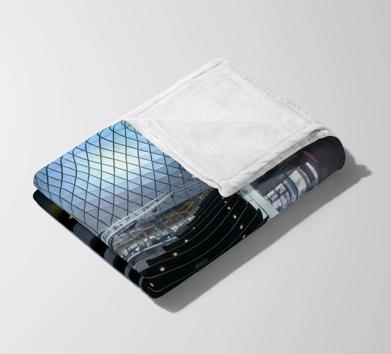 ringhiere in metallo per scale curve coperta in pile da Earthly Visions