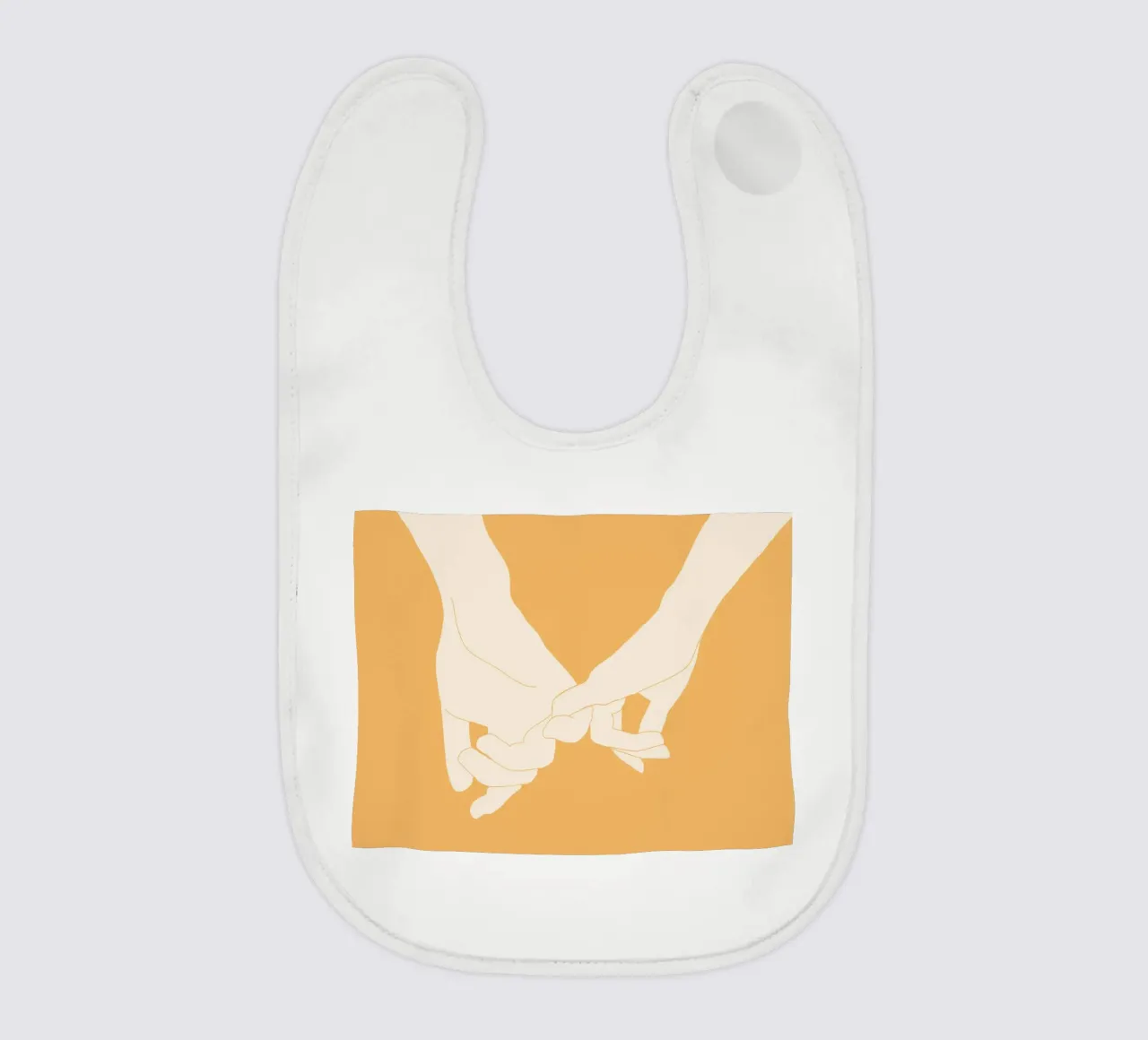 Connection baby bib by LeaDArt