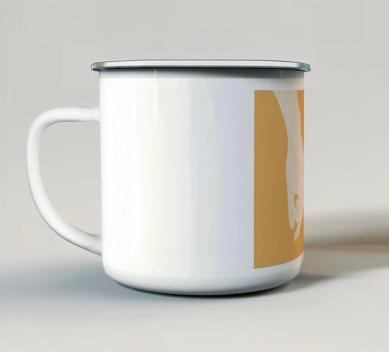 Connessione tazza in smalto da LeaDArt