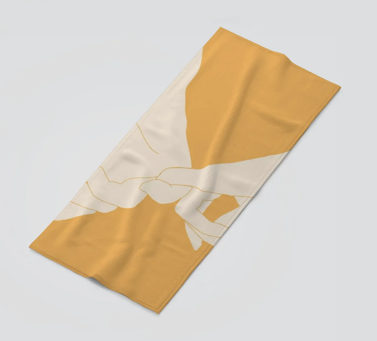 Connection beach towel by LeaDArt