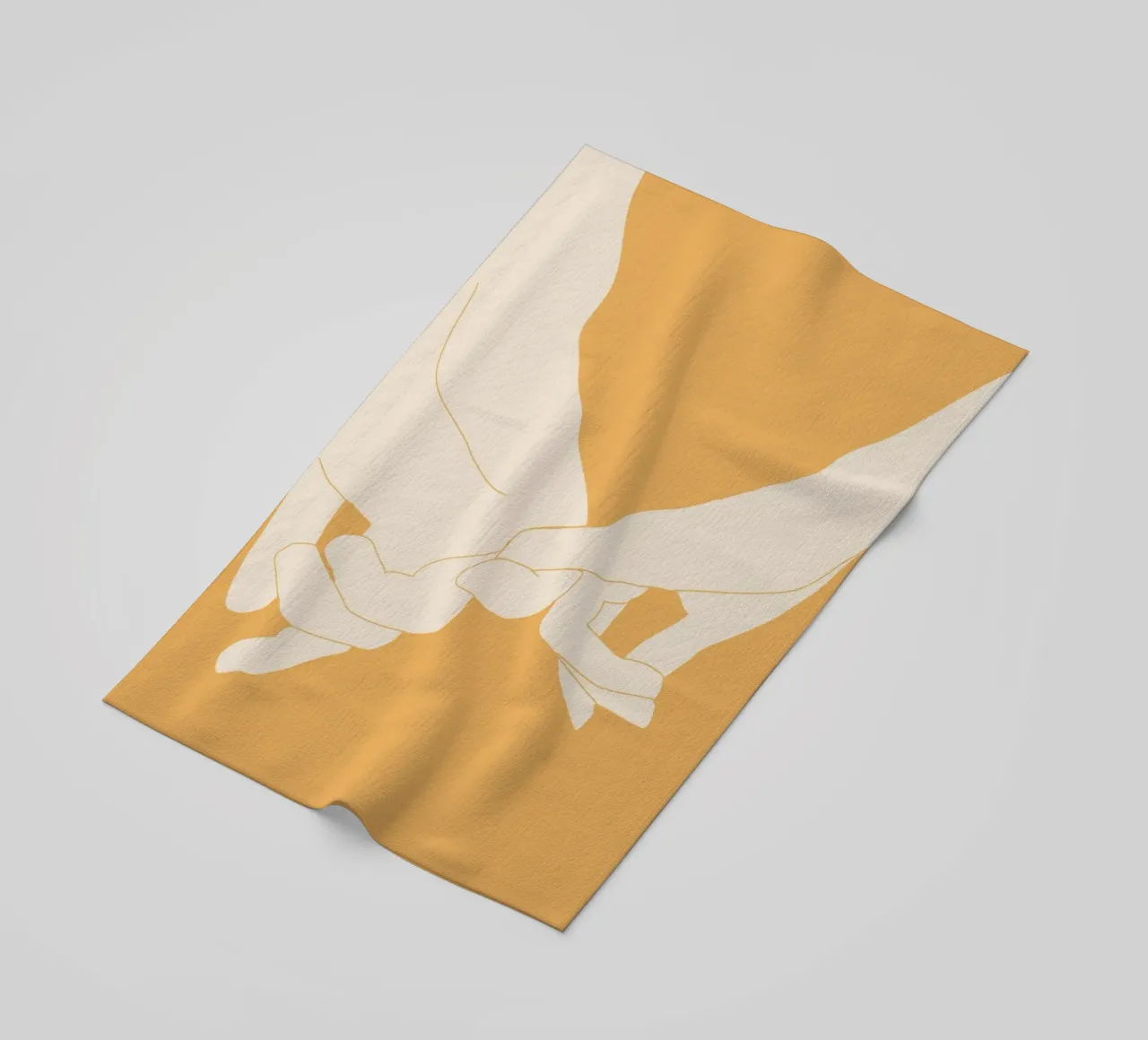 Connection beach towel by LeaDArt