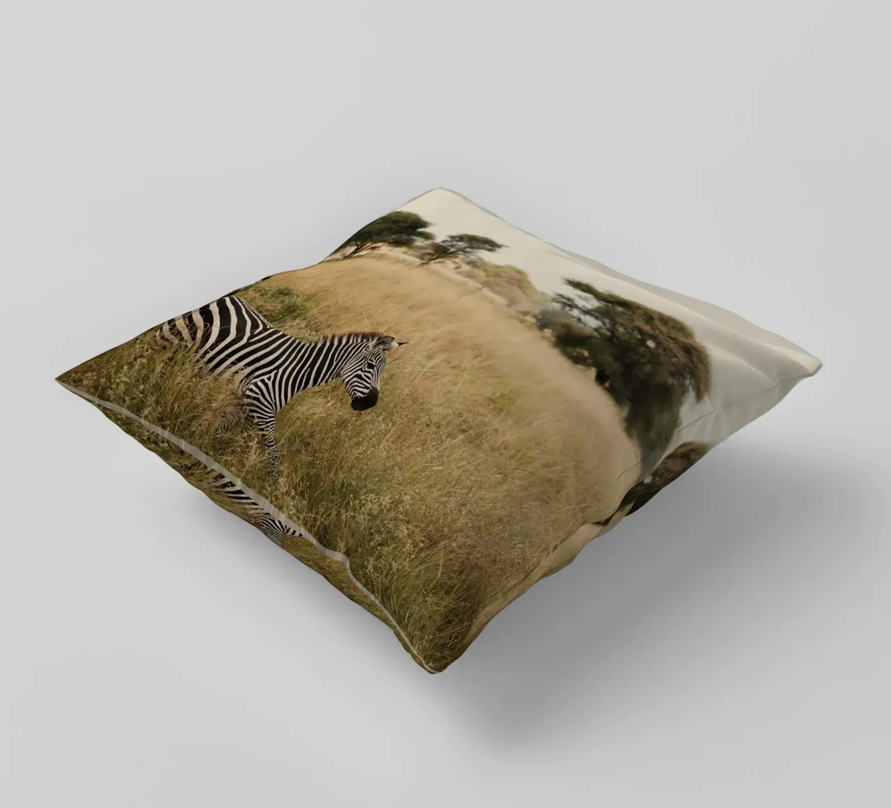 zebre nella savana cuscino da Earthly Visions