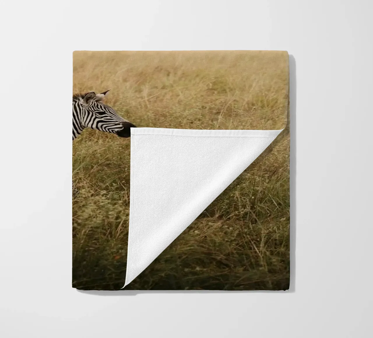 zebre nella savana telo mare da Earthly Visions