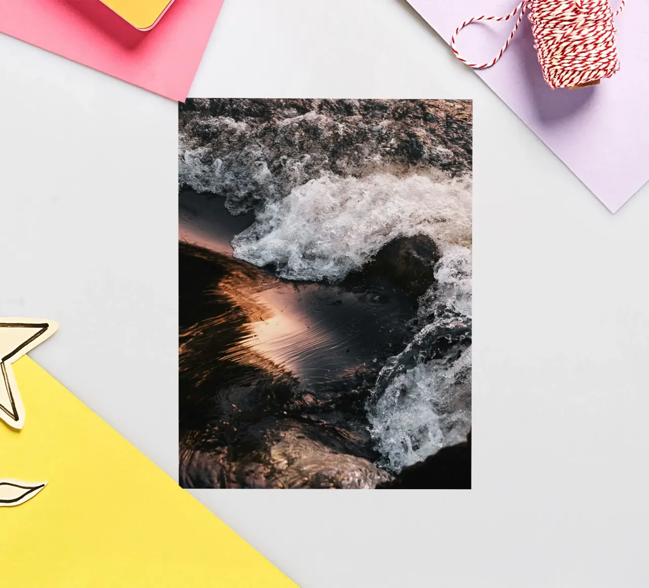 water waves sticker by Earthly Visions