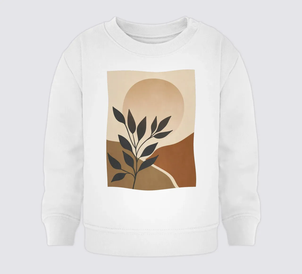 Sole botanico felpa neonato da LeaDArt