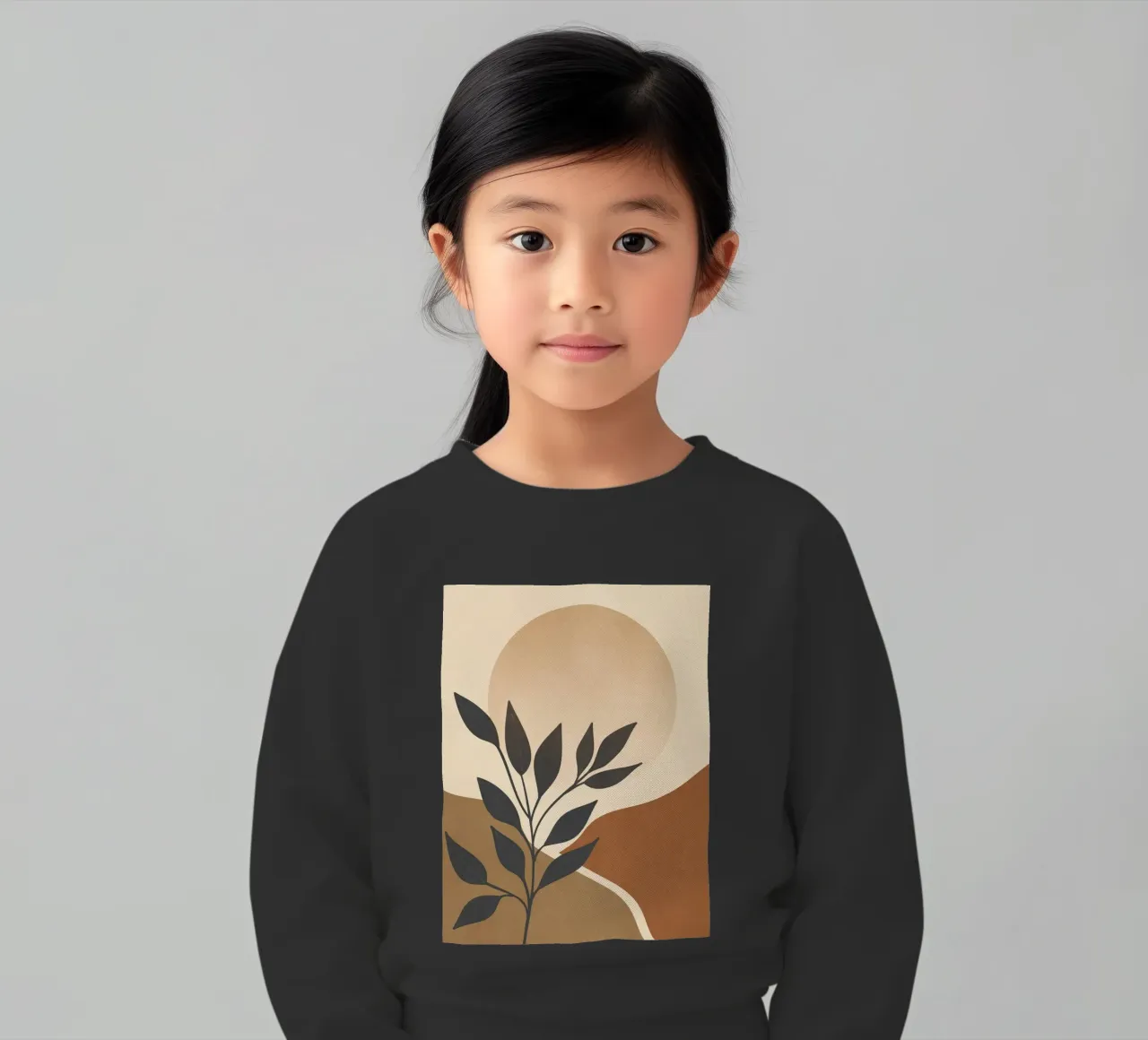 Sole botanico felpa bambino da LeaDArt