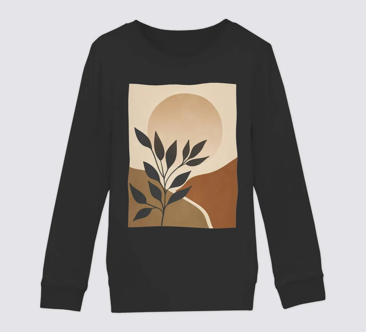 Sole botanico felpa bambino da LeaDArt