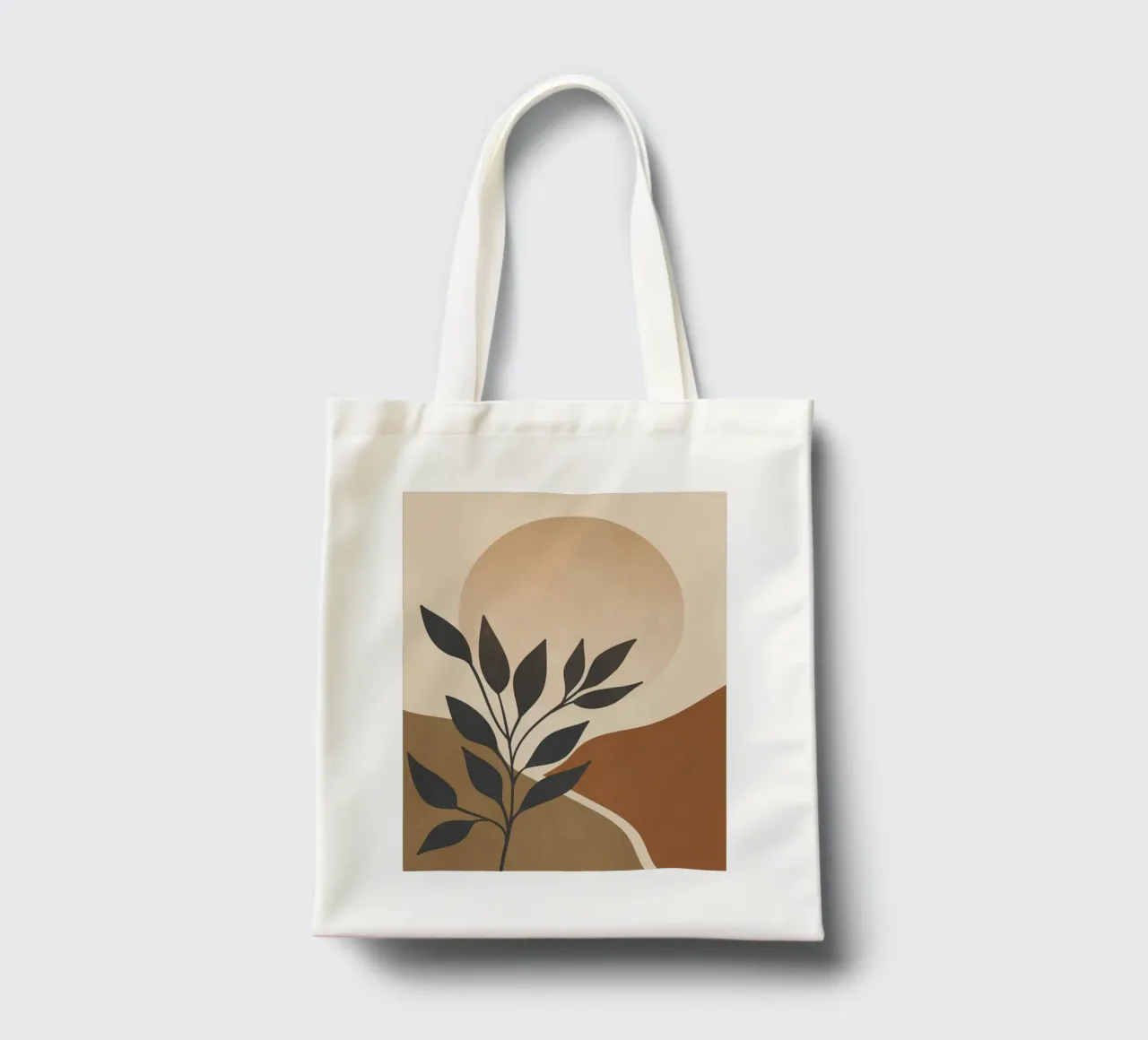 Sole botanico borsa in juta da LeaDArt