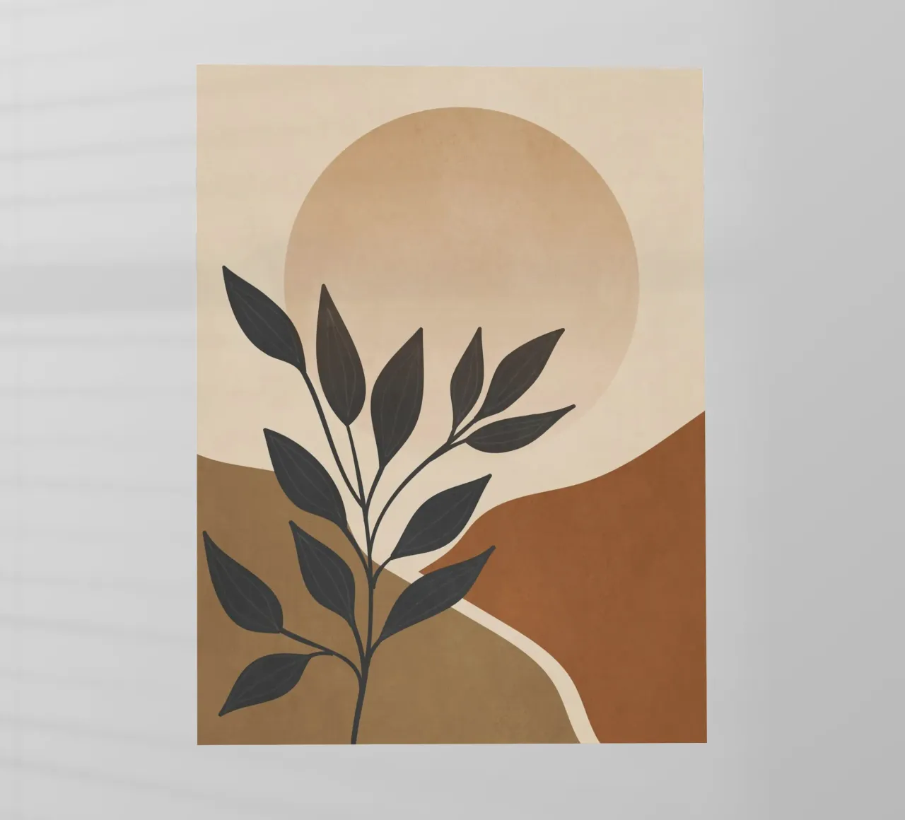 Sole botanico pellicola backlit da LeaDArt