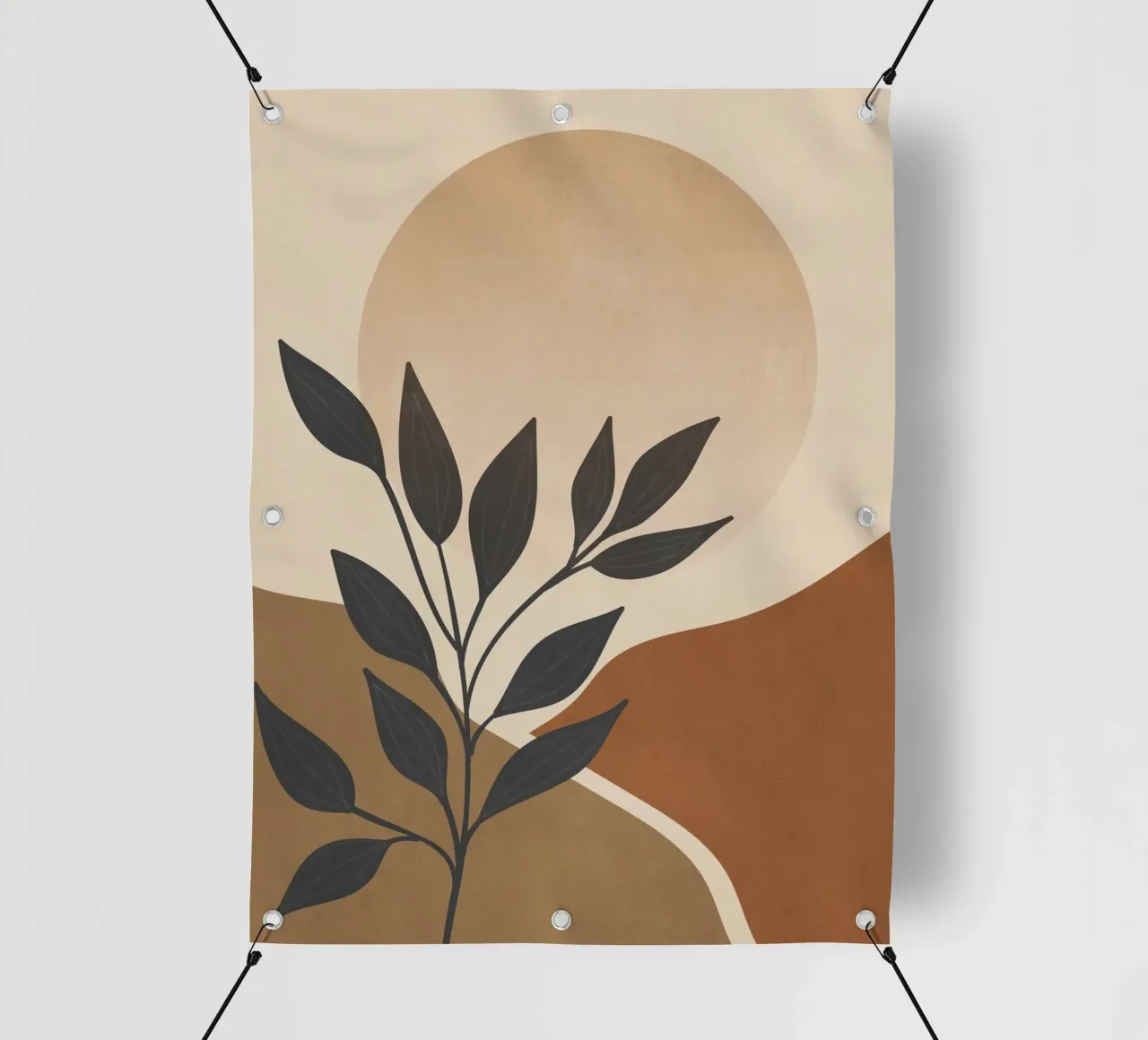 Sole botanico telo in pvc da LeaDArt