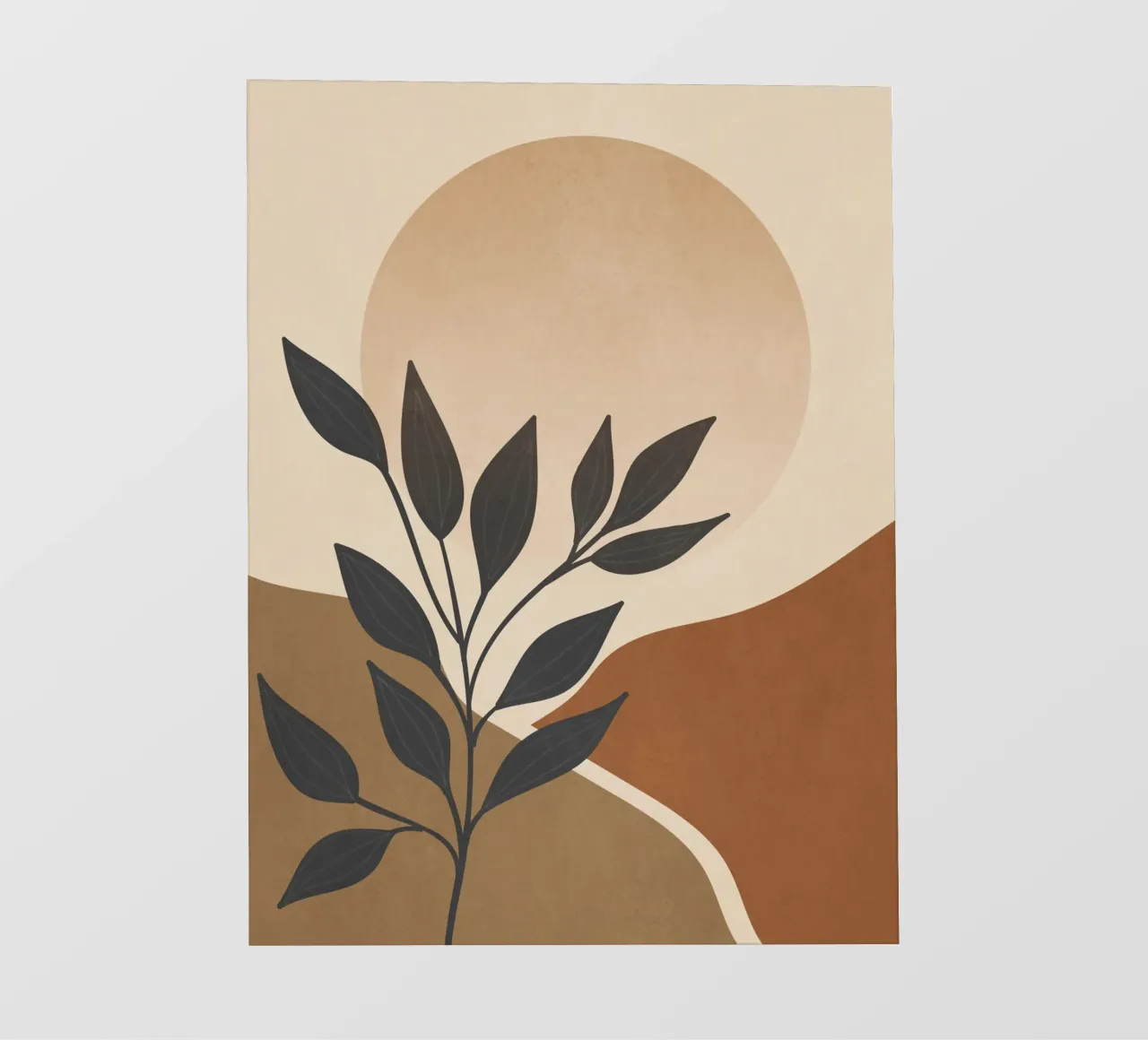 Sole botanico telo in pvc da LeaDArt