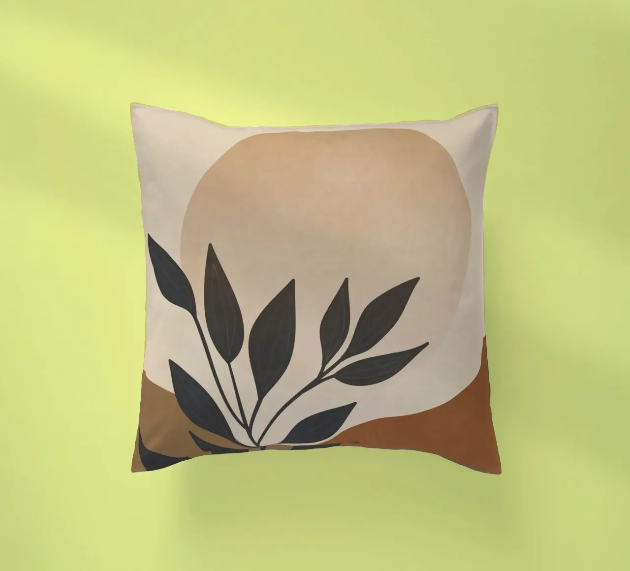 Sole botanico cuscino da LeaDArt