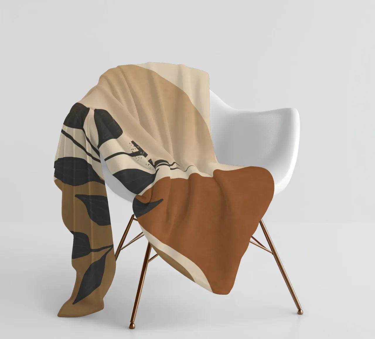 Sole botanico coperta in pile da LeaDArt