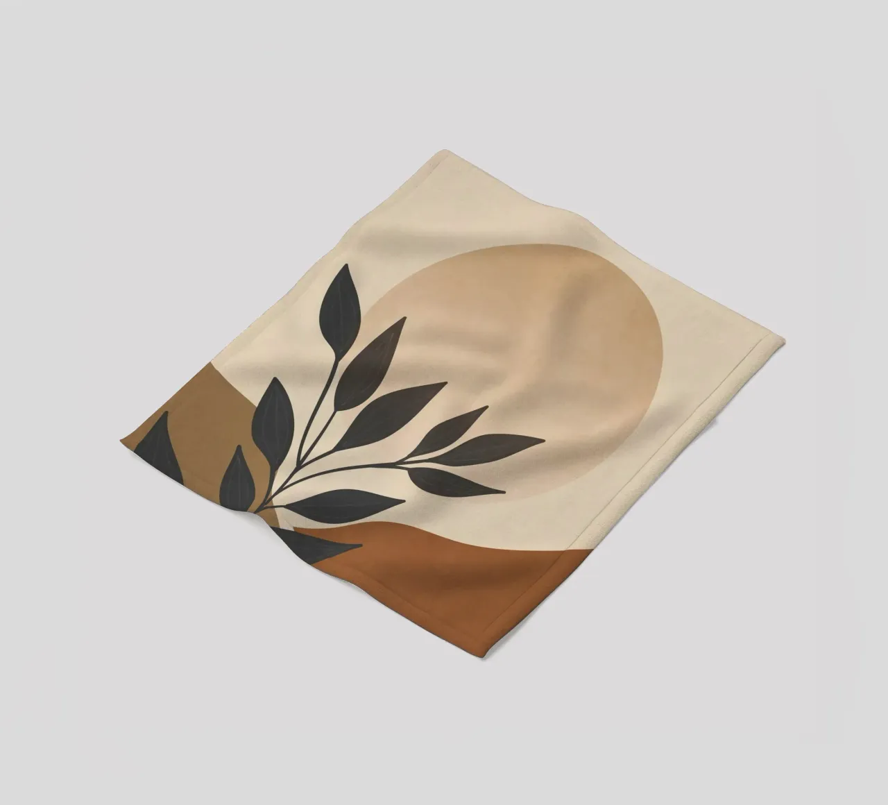 Sole botanico coperta in pile da LeaDArt