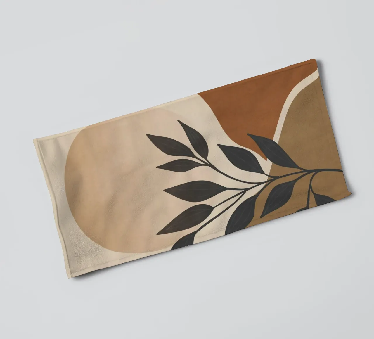 Sole botanico asciugamano da bagno da LeaDArt