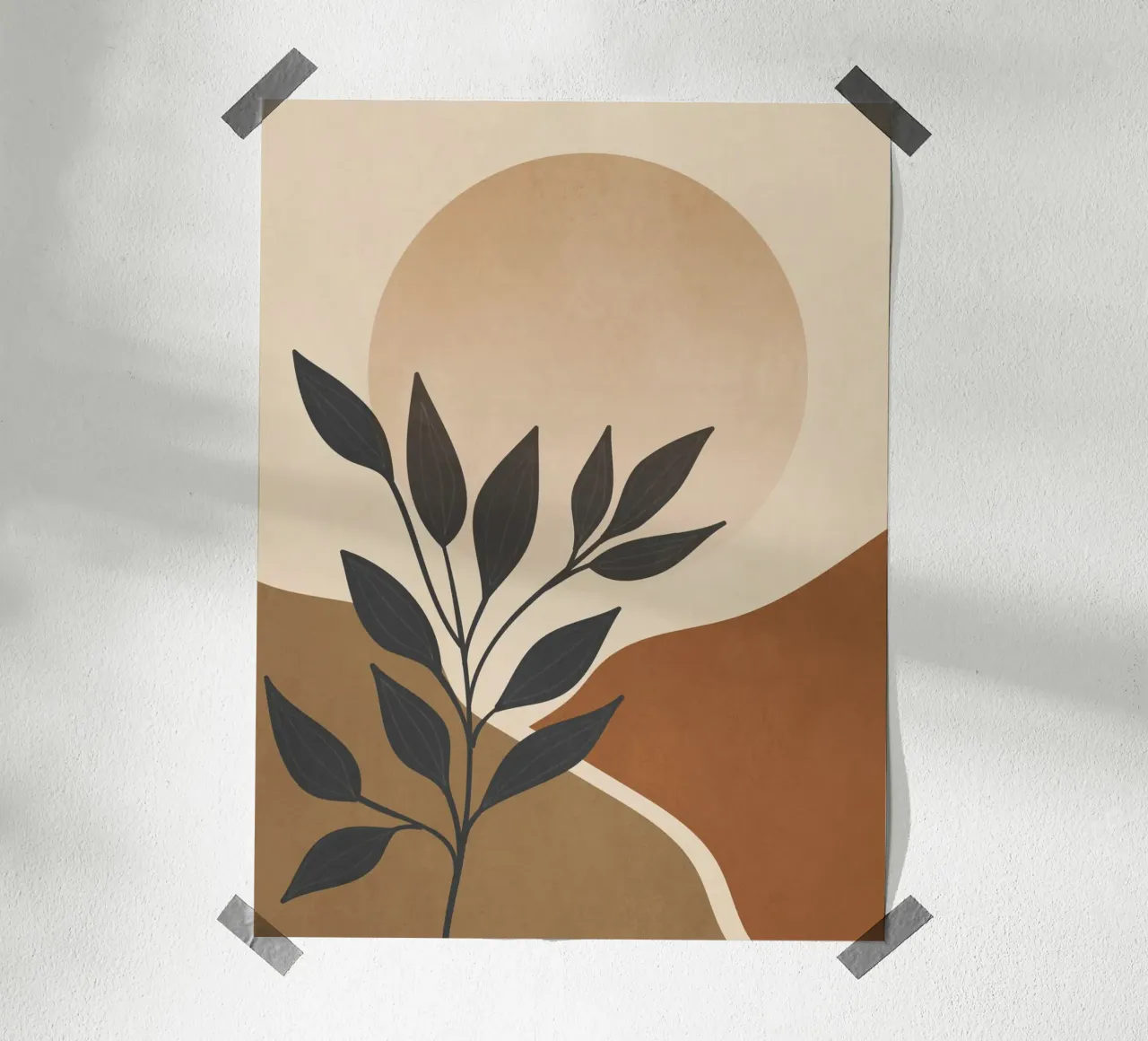 Sole botanico carta hahnemühle da LeaDArt