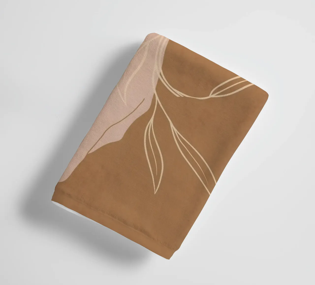 Mano in fiore asciugamano da bagno da LeaDArt