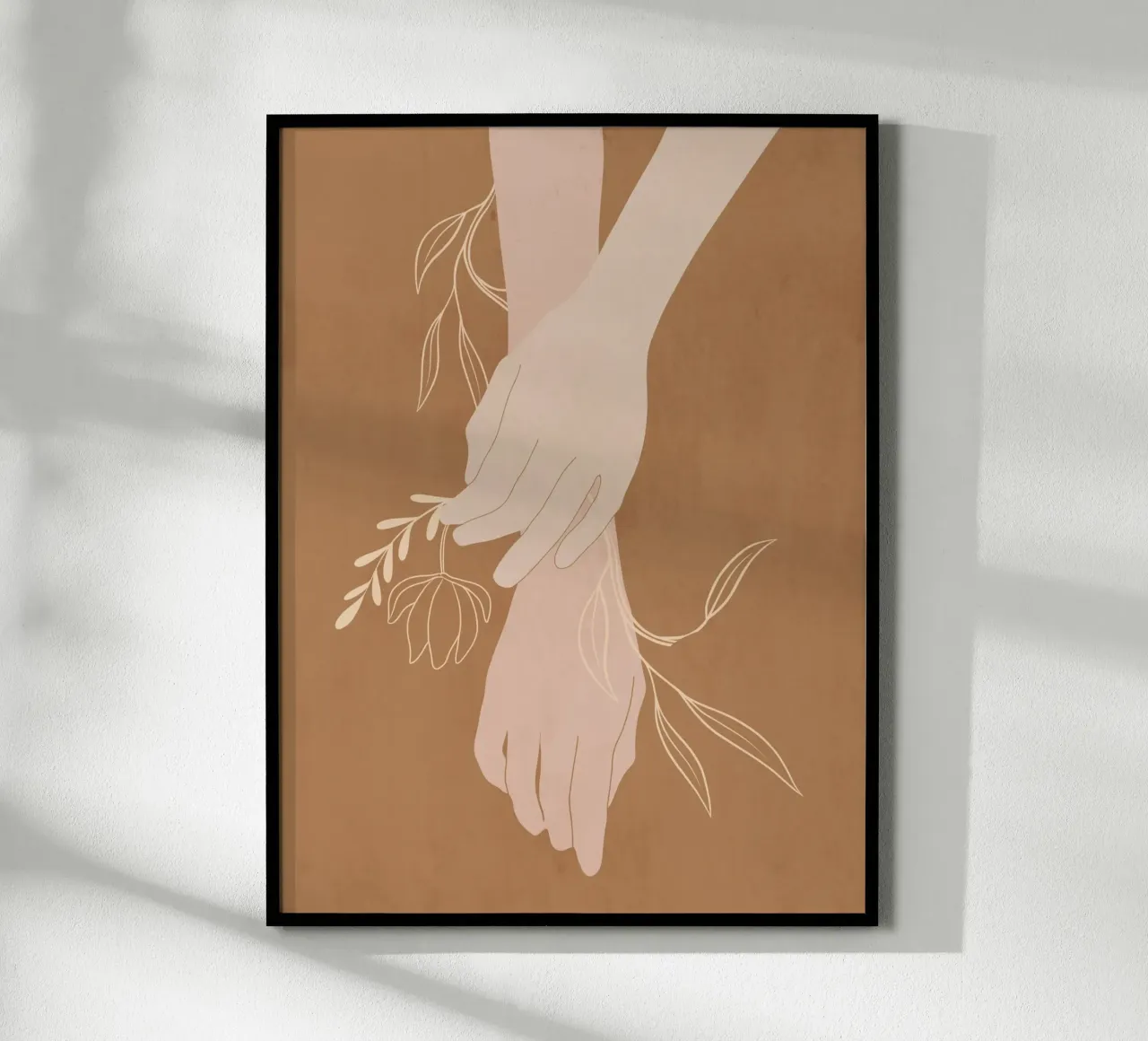 Mano in fiore carta hahnemühle da LeaDArt