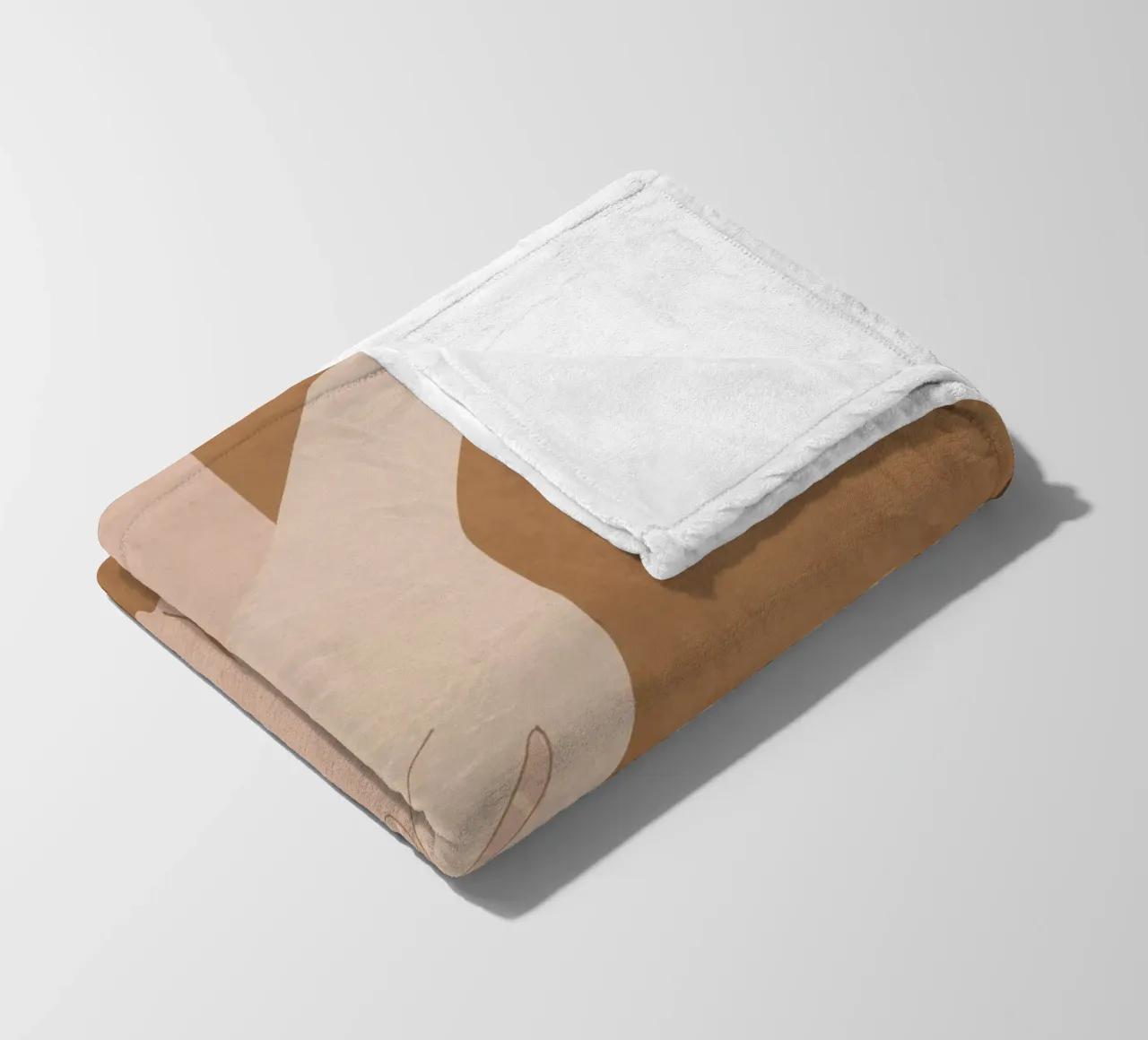 Mano in fiore coperta in pile da LeaDArt