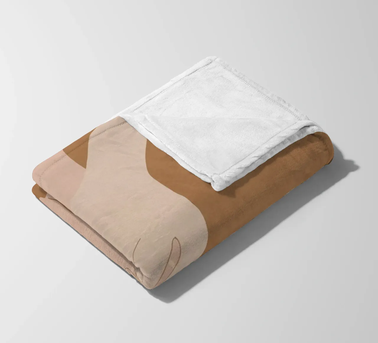 Mano in fiore coperta in pile da LeaDArt