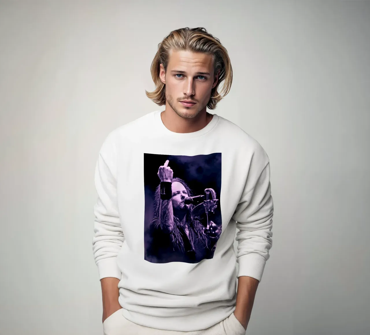 Jonathan Davis - Korn felpa da Lembayung art